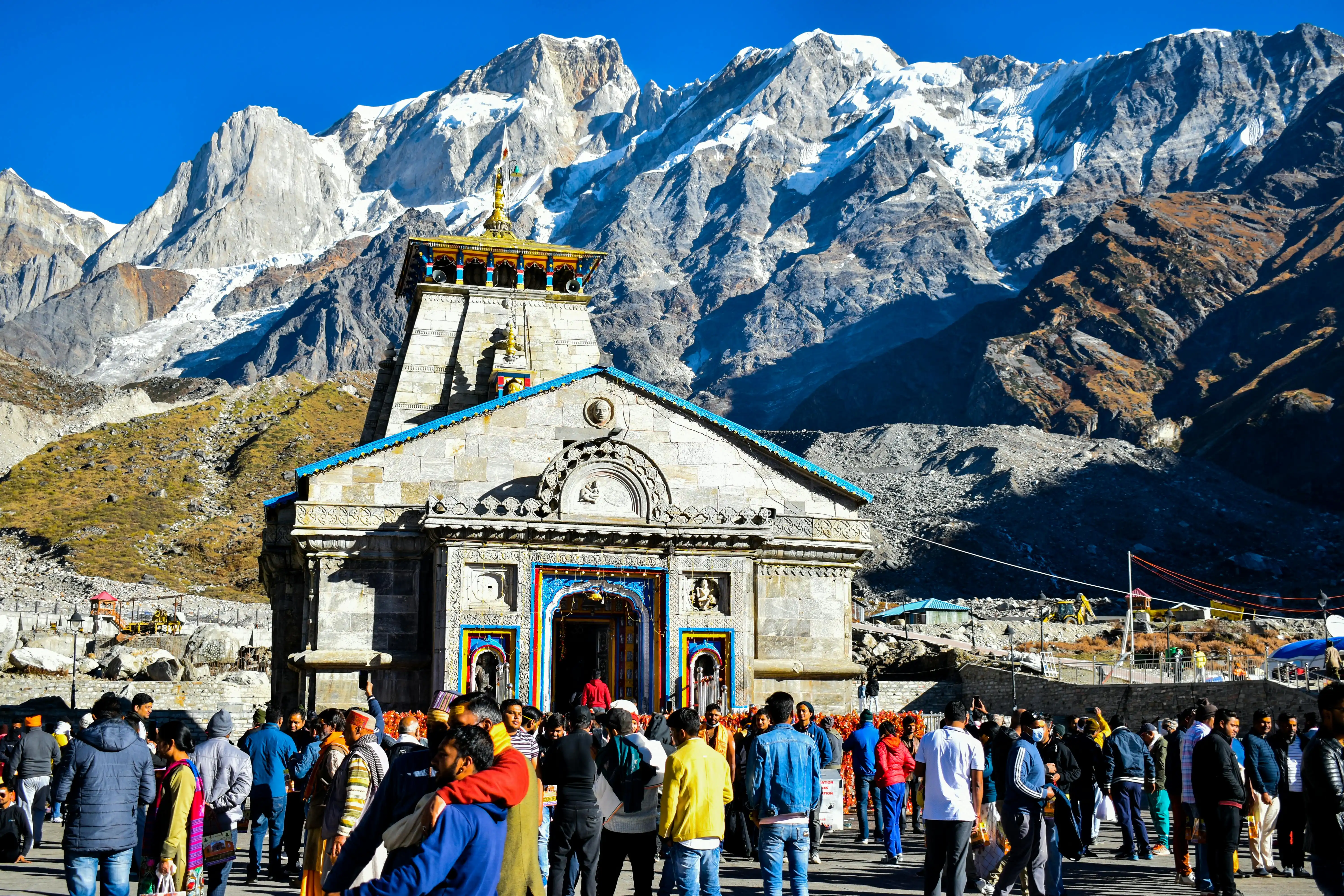 Ek Dham Yatra to Kedarnath, a sacred Hindu pilgrimage destination in Uttarakhand, offering spiritual tour packages to the Himalayas.