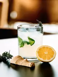 Ginger_Basil_Water_Drink_Herbs_Spices_Beverage_Refreshing_dehydration_Healthy_Hydration_Homemade_Recipe_ayurveda_food